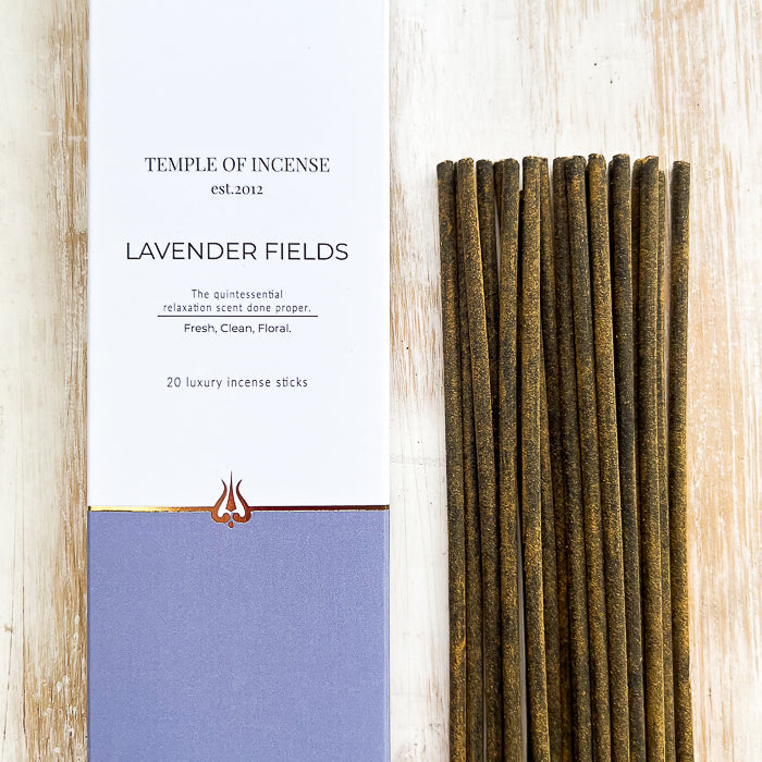 Lavender Fields Incense Sticks - Temple of Incense image 1